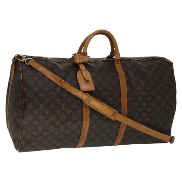 LOUIS VUITTON Monogram Keepall Bandouliere 60 Boston Bag M41412 - Picture 1 of 16